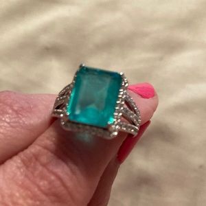 Size 8 BP Brazilian Emerald Ring